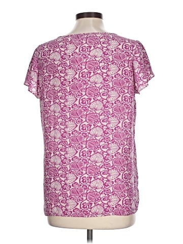Larry Levine Short Sleeve Blouse (view 2)