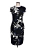 St. John Graphic Black Cocktail Dress Size 10 - photo 1