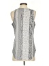 Van Heusen 100% Polyester Silver Sleeveless Blouse Size S - photo 2