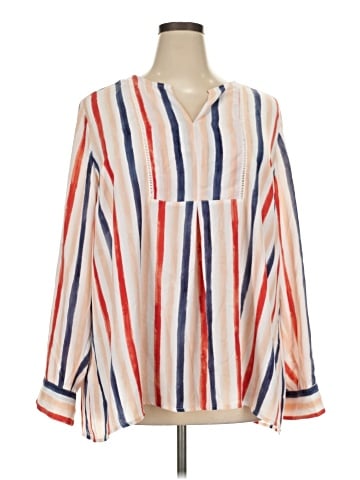 Lane Bryant Outlet Long Sleeve Henley (view 1)