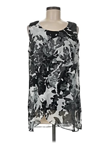 H By Halston Sleeveless Blouse (view 1)