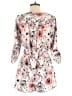 Papaya 100% Polyester Floral Pink Romper Size M - photo 2
