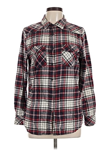 Ci Sono Long Sleeve Button-Down Shirt (view 1)