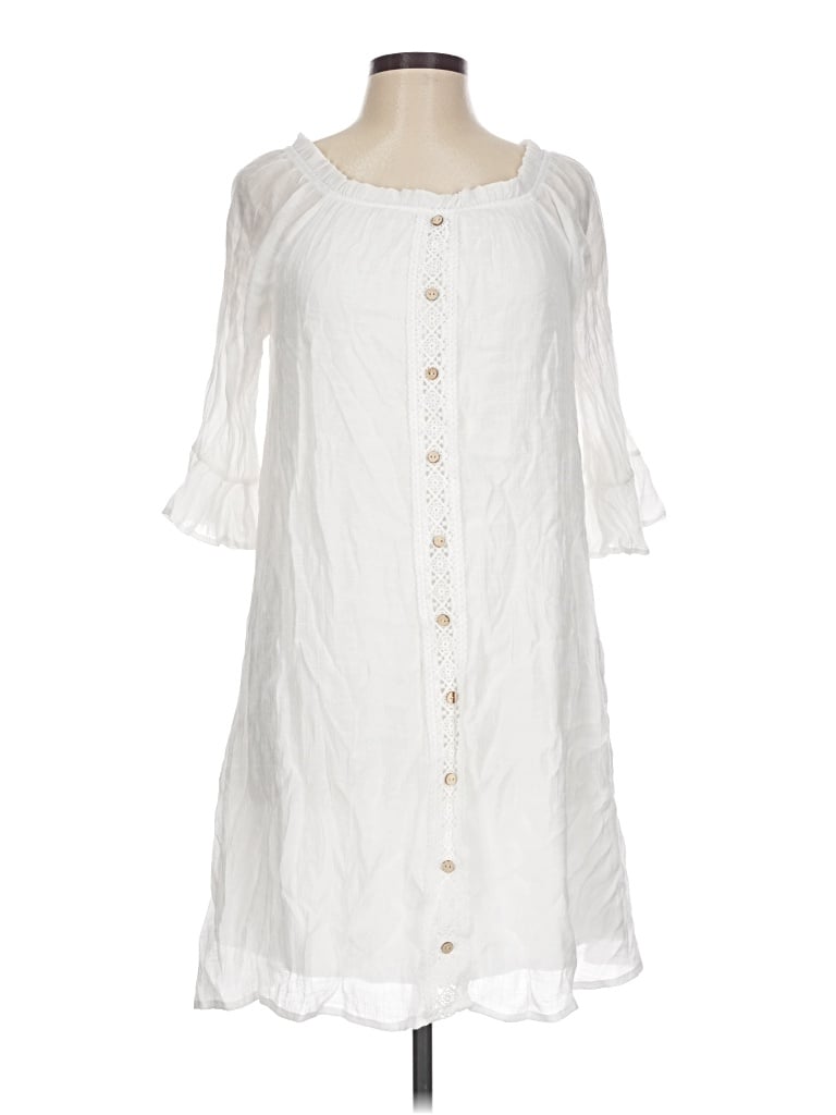 Pre-owned Naif Casual Dress In White