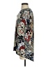 Coco Bianco Paisley Gray Short Sleeve Blouse Size S - photo 5
