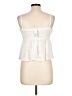Francesca's Ivory Sleeveless Blouse Size L - photo 2