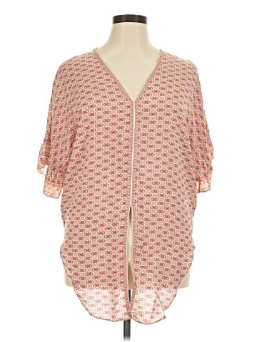 Max Studio Short Sleeve Blouse (view 1)