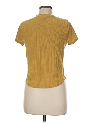 Madewell Pointelle Button-Front Slim Tee (view 2)