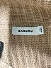 Sandro 100% Wool Tan Wool Pullover Sweater Size Lg (3) - photo 7