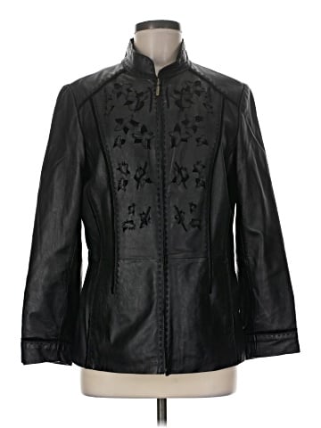 Coldwater Creek Leather Jacket (view 1)