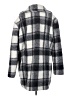 Love Tree 100% Polyester Plaid Gray Coat Size S - photo 2