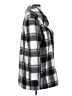 Love Tree 100% Polyester Plaid Gray Coat Size S - photo 4