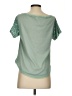 Mia Joy Metallic Green Short Sleeve Blouse Size XS - photo 2
