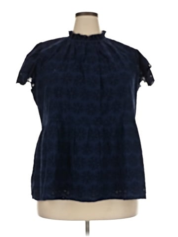 Crown & Ivy Short Sleeve Blouse (view 1)
