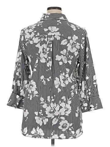 Chico's 3/4 Sleeve Button-Down Shirt (view 2)