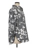 Chico's Floral Stripes White Gray 3/4 Sleeve Button-Down Shirt Size XL (3) - photo 4