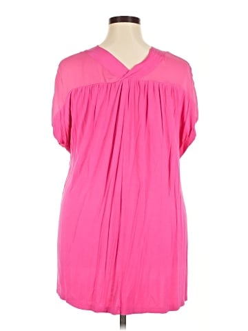 Melissa McCarthy Seven7 Short Sleeve Blouse (view 2)