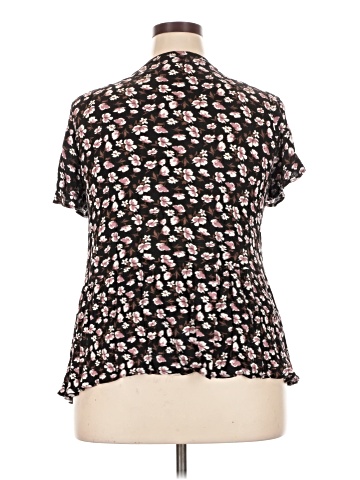 Indigo Rose Short Sleeve Blouse (view 2)
