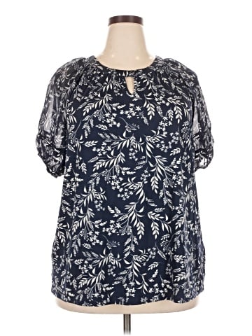Perseption Concept Short Sleeve Blouse (view 1)