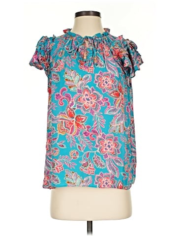 Rose + Olive Short Sleeve Blouse (view 1)