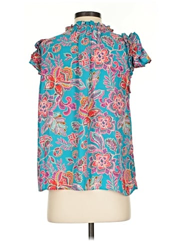 Rose + Olive Short Sleeve Blouse (view 2)