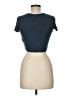 Zara Blue Short Sleeve Turtleneck Size M - photo 2