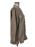 Preview Collection 100% Silk Gray Long Sleeve Silk Top Size M - photo 4