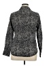 Foxcroft 100% Cotton Animal Print Black Long Sleeve Button-Down Shirt Size 14 - photo 2
