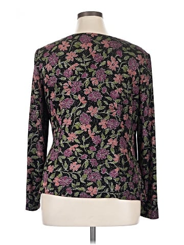 Alex Evenings Long Sleeve Blouse (view 2)