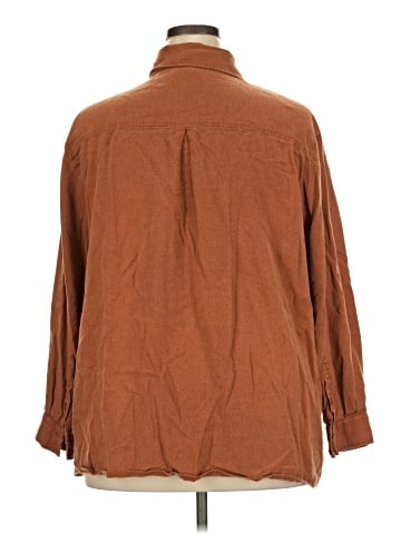 Shiny By Nature Long Sleeve Button-Down Shirt (view 2)