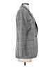 Milly 100% Wool Plaid Blue Gray Wool Blazer Size P (petite) - photo 4