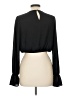 Forever 21 100% Polyester Black Long Sleeve Blouse Size L - photo 2