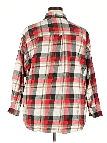 Old Navy 3/4 Sleeve Button-Down Shirt (view 2)