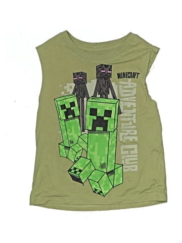 Minecraft Sleeveless T-Shirt (view 1)