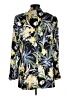 Zara Basic 100% Polyester Floral Blue Blazer Size M - photo 2