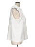 Tibi 100% Cotton Ivory Sleeveless Blouse Size L - photo 4