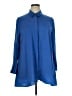 Chico's 100% Polyester Solid Blue 3/4 Sleeve Blouse Size XL (3) - photo 1