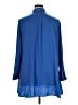 Chico's 100% Polyester Solid Blue 3/4 Sleeve Blouse Size XL (3) - photo 2