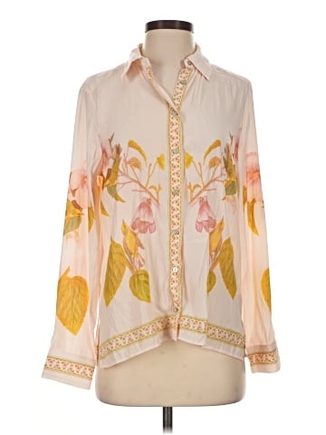 Rose + Olive Long Sleeve Blouse (view 1)