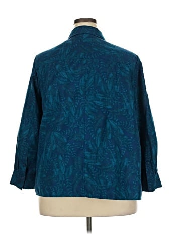 Catherines Long Sleeve Button-Down Shirt (view 2)