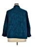 Catherines 100% Polyester Teal Long Sleeve Button-Down Shirt Size 2X Petite - photo 2
