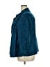 Catherines 100% Polyester Teal Long Sleeve Button-Down Shirt Size 2X Petite - photo 5