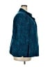 Catherines 100% Polyester Teal Long Sleeve Button-Down Shirt Size 2X Petite - photo 4