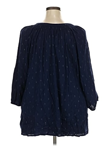 Crown & Ivy 3/4 Sleeve Blouse (view 2)