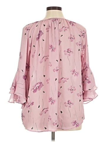 Chaps 3/4 Sleeve Blouse (view 2)