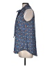 Van Heusen 100% Polyester Blue Sleeveless Blouse Size M - photo 5
