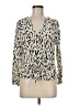 Rails Animal Print Ivory 3/4 Sleeve Blouse Size M - photo 1