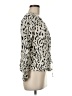 Rails Animal Print Ivory 3/4 Sleeve Blouse Size M - photo 4