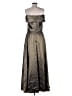 Grace Metallic Silver Cocktail Dress Size 10 - photo 2