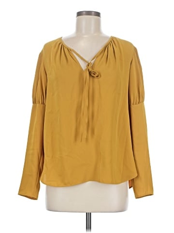 Amanda Uprichard Long Sleeve Blouse (view 1)